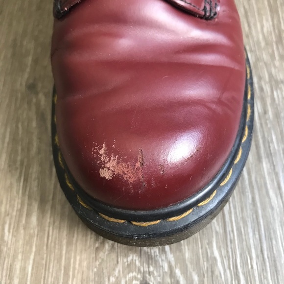 Dr. Martens Original 1460 Smooth Leather Lace Up Boots Cherry Red Size US 6 - Picture 17 of 17